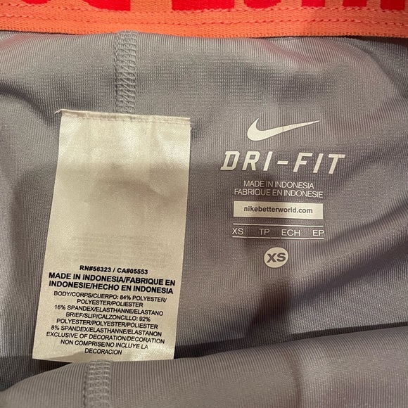 basically brand new !! nike shorts for running with Nike pros built in !! - Picture 3 of 5